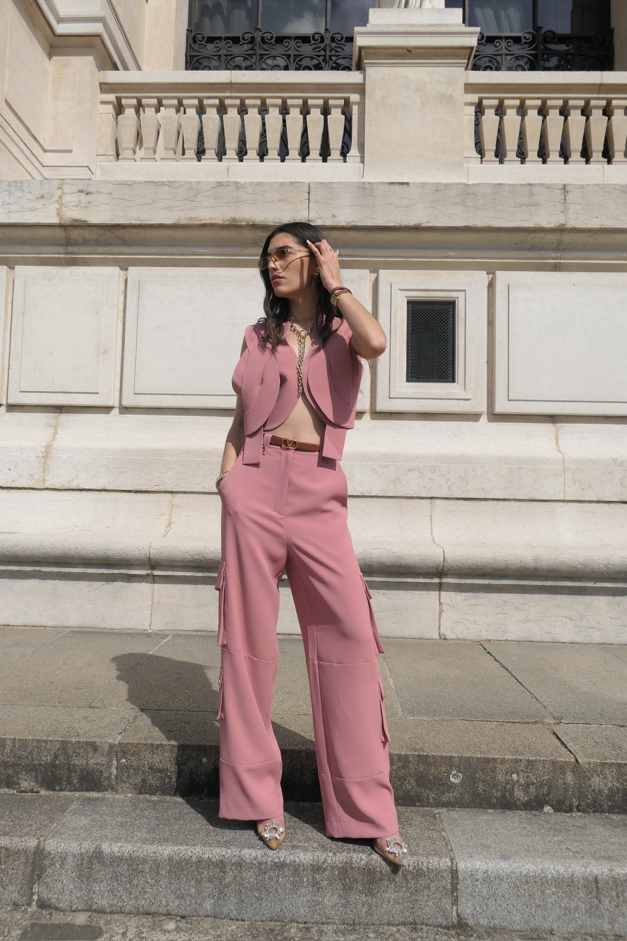 Ensemble Torsade rose blush