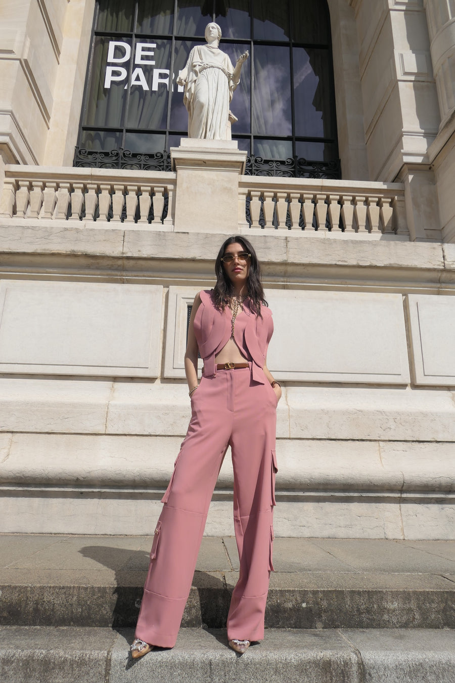 Ensemble Torsade rose blush