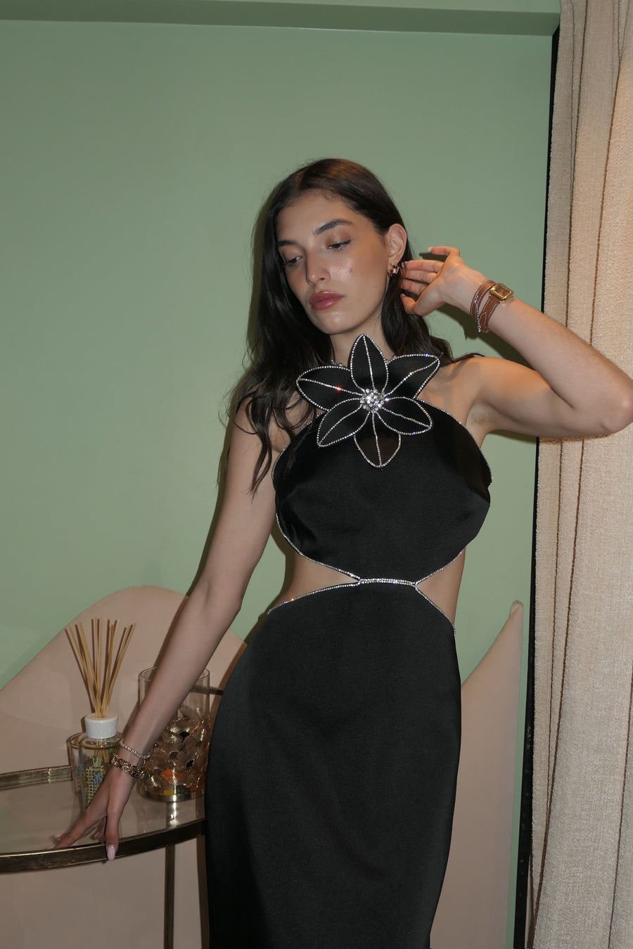 Robe Orchid noire