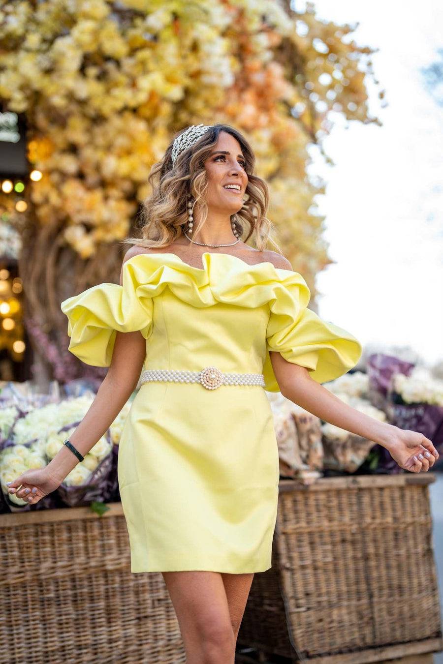 Robe nuage jaune - Maison Lou