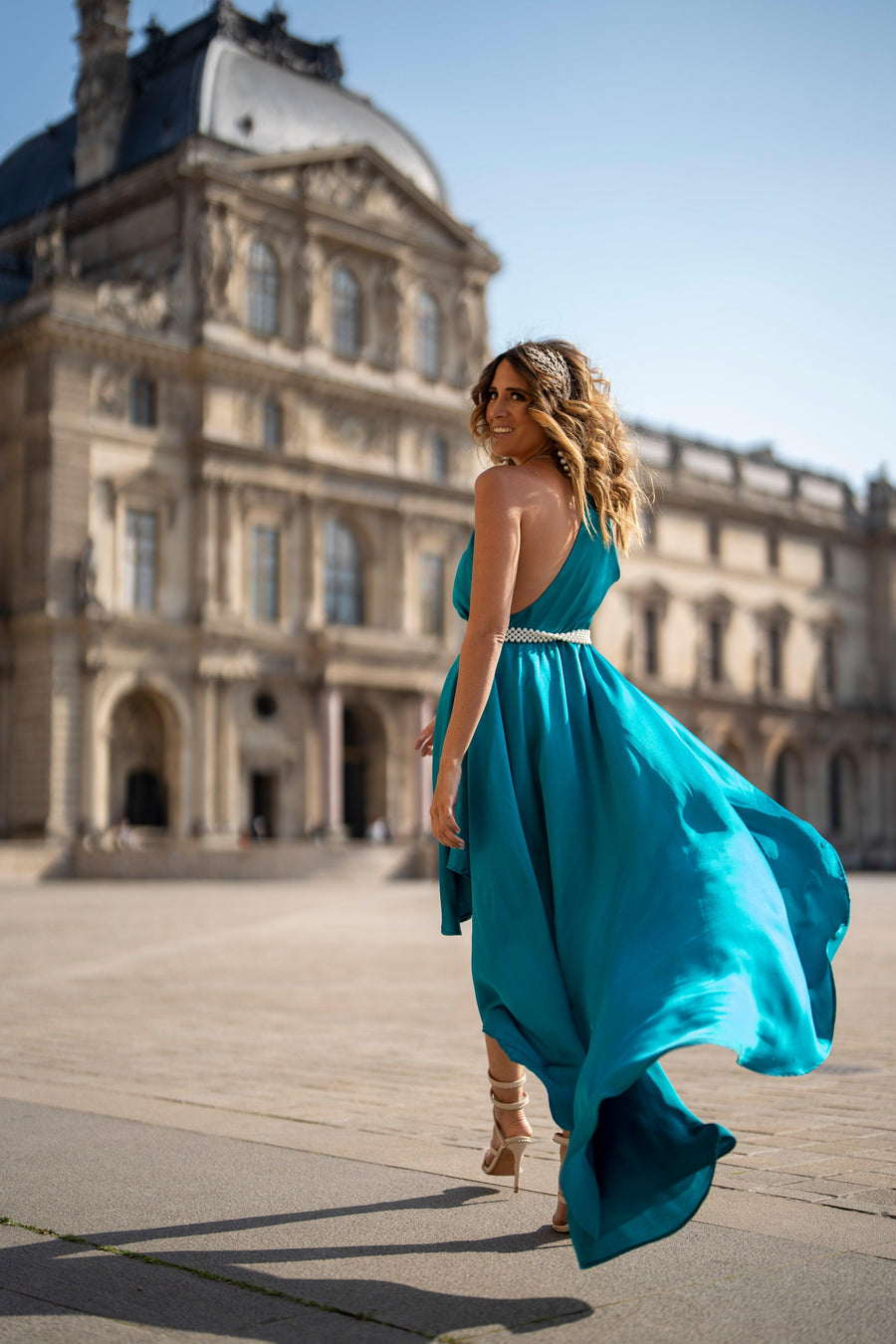 Robe Cappadocia verte - Maison Lou