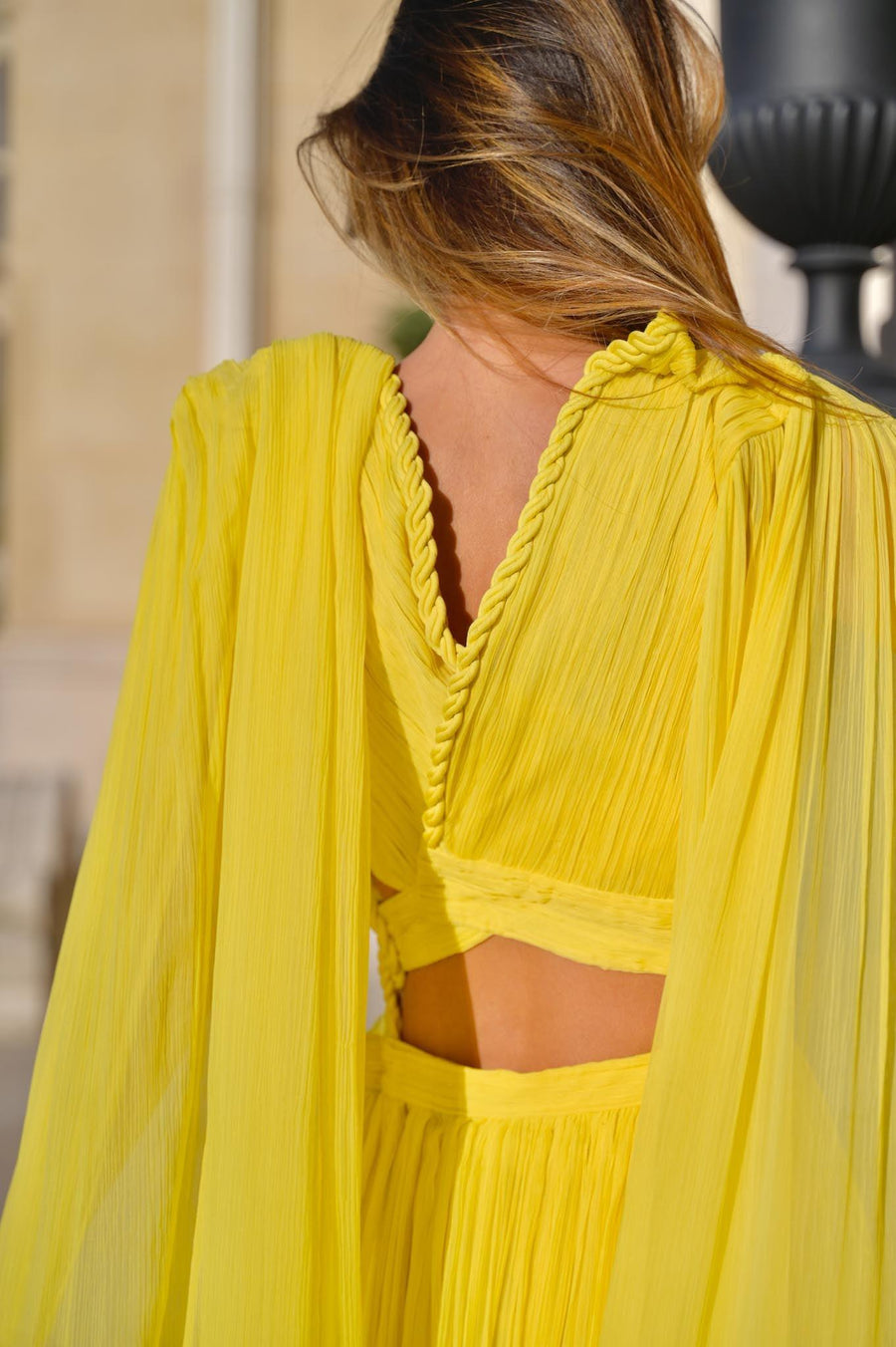 Robe Tulum jaune - Maison Lou