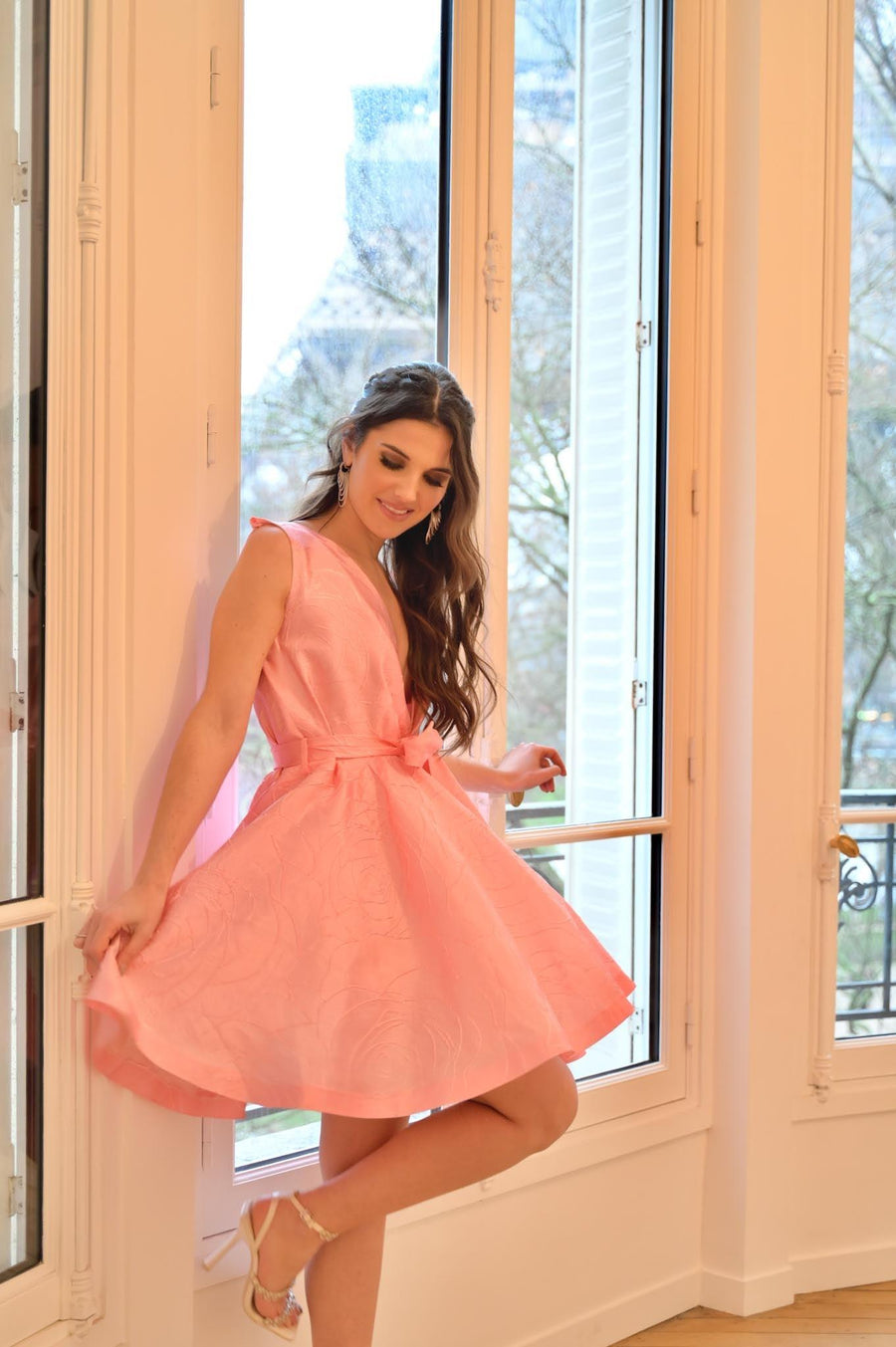 Robe Dayana rose - Maison Lou