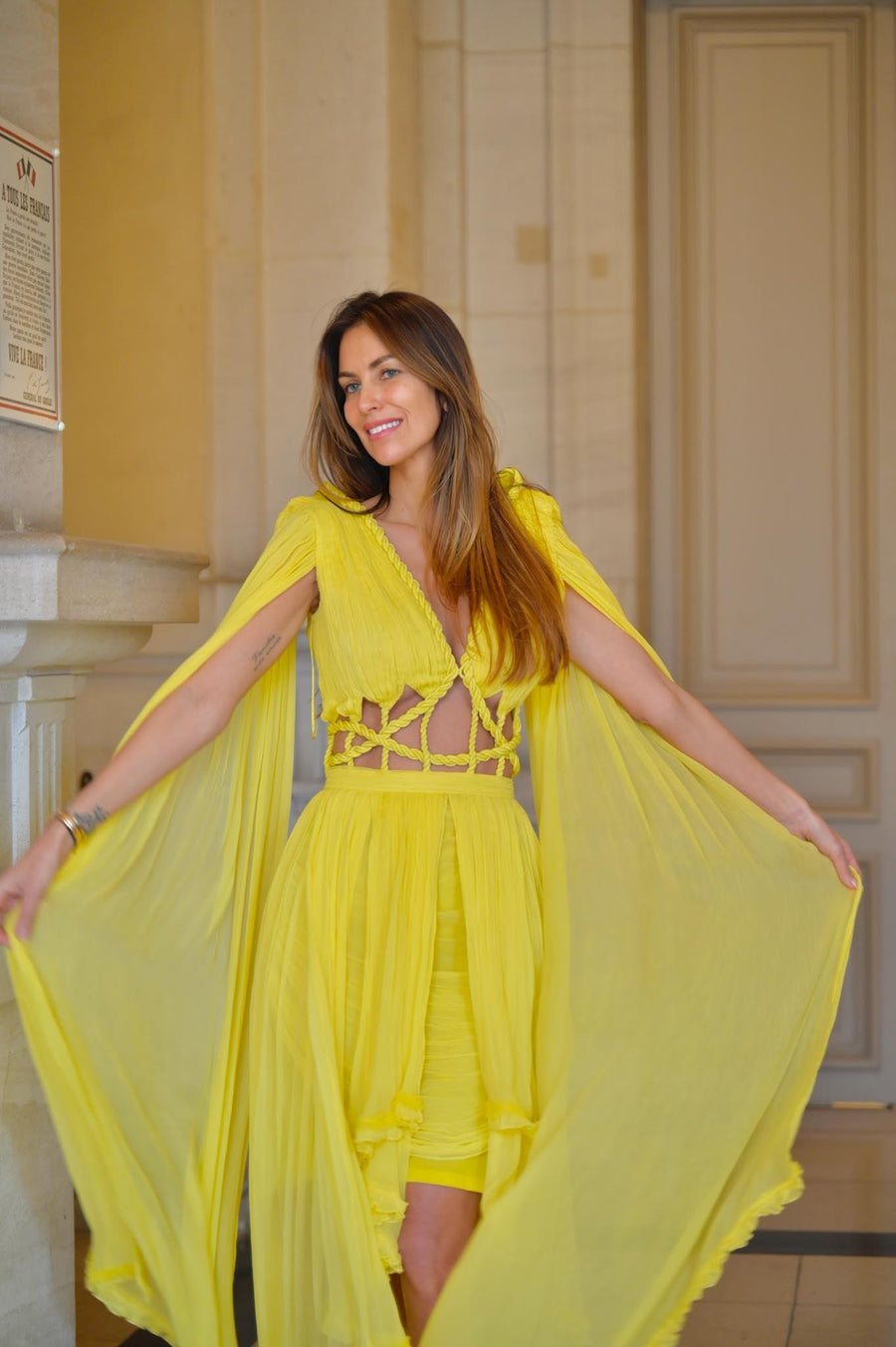 Robe Tulum jaune - Maison Lou