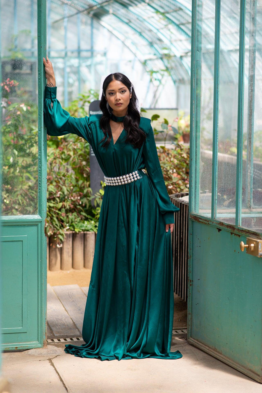 Robe Laos verte - Maison Lou