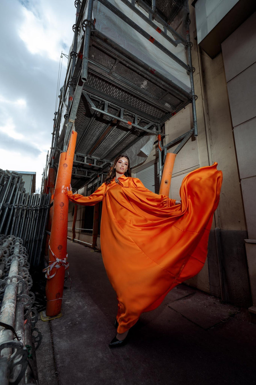 Robe Romane orange - Maison Lou