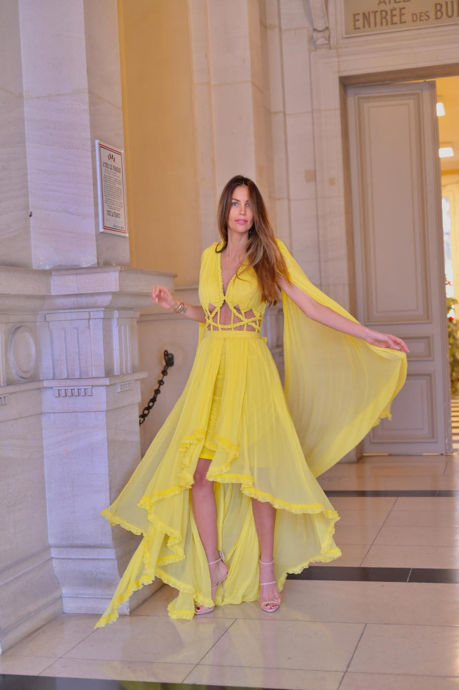 Robe Tulum jaune - Maison Lou