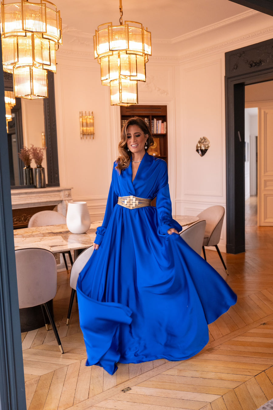 Robe Rachel bleu
