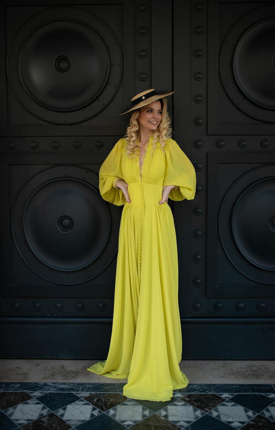 Robe Paloma jaune - Maison Lou