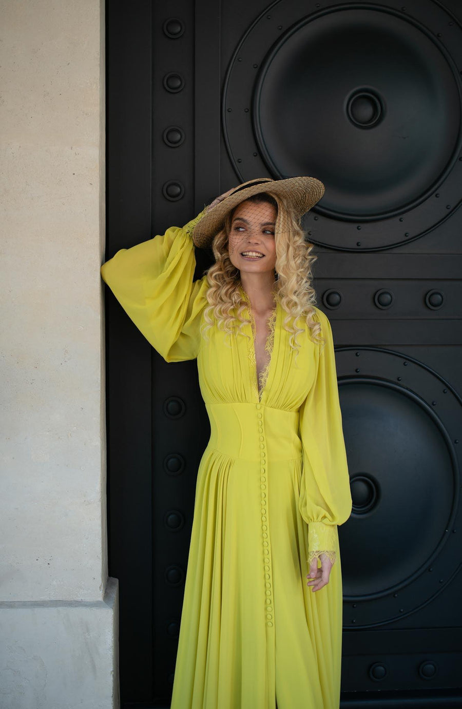 Robe Paloma jaune - Maison Lou