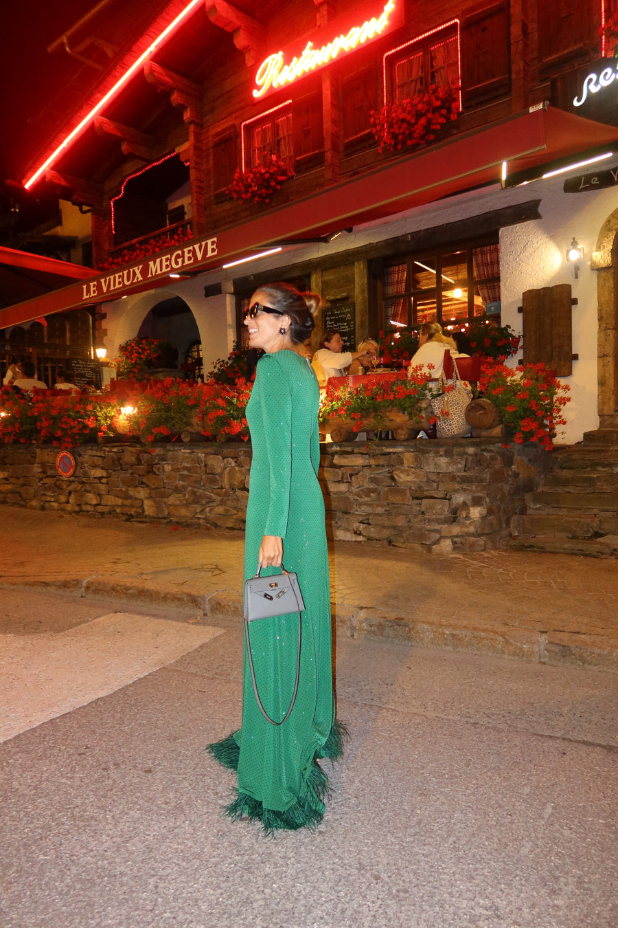 Robe verte Megève