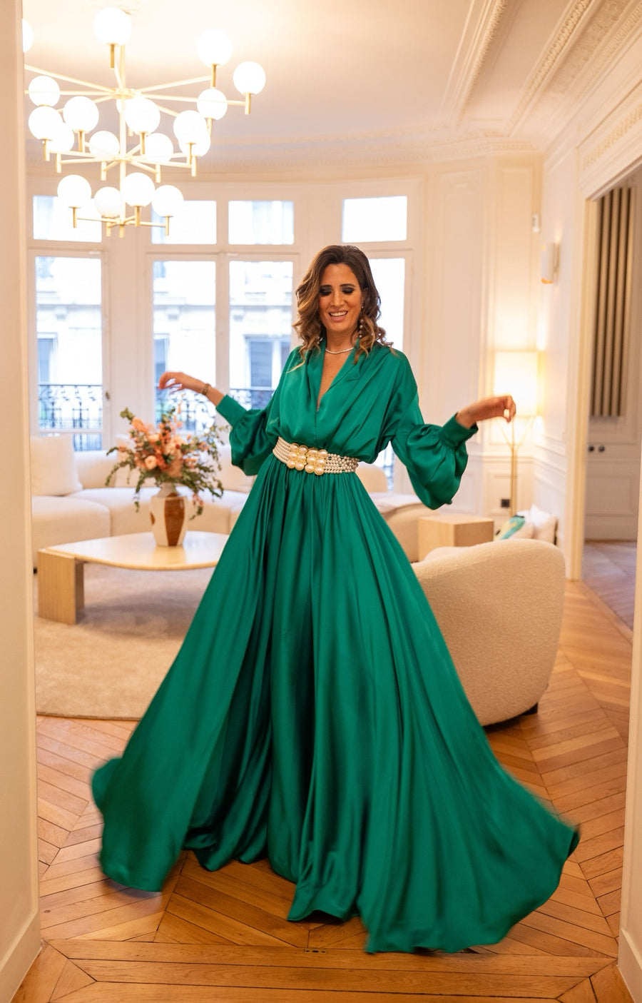 Vente Robe Rachel verte