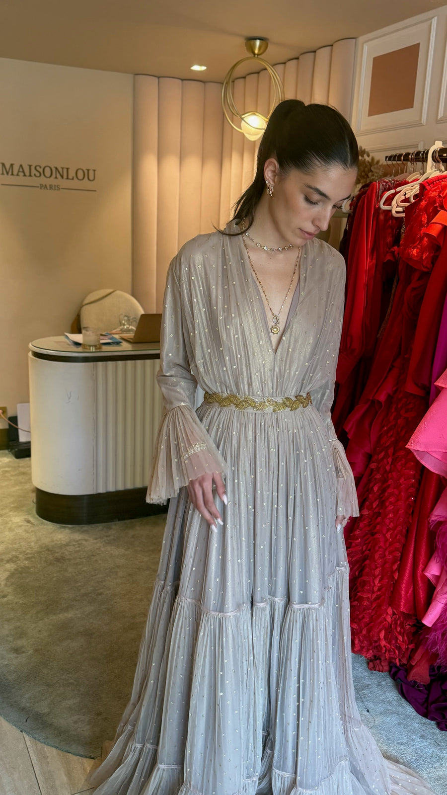 Vente Robe étoile champagne