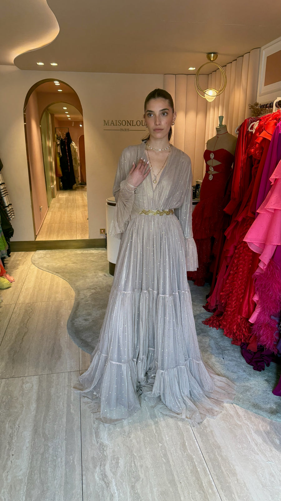 Vente Robe étoile champagne