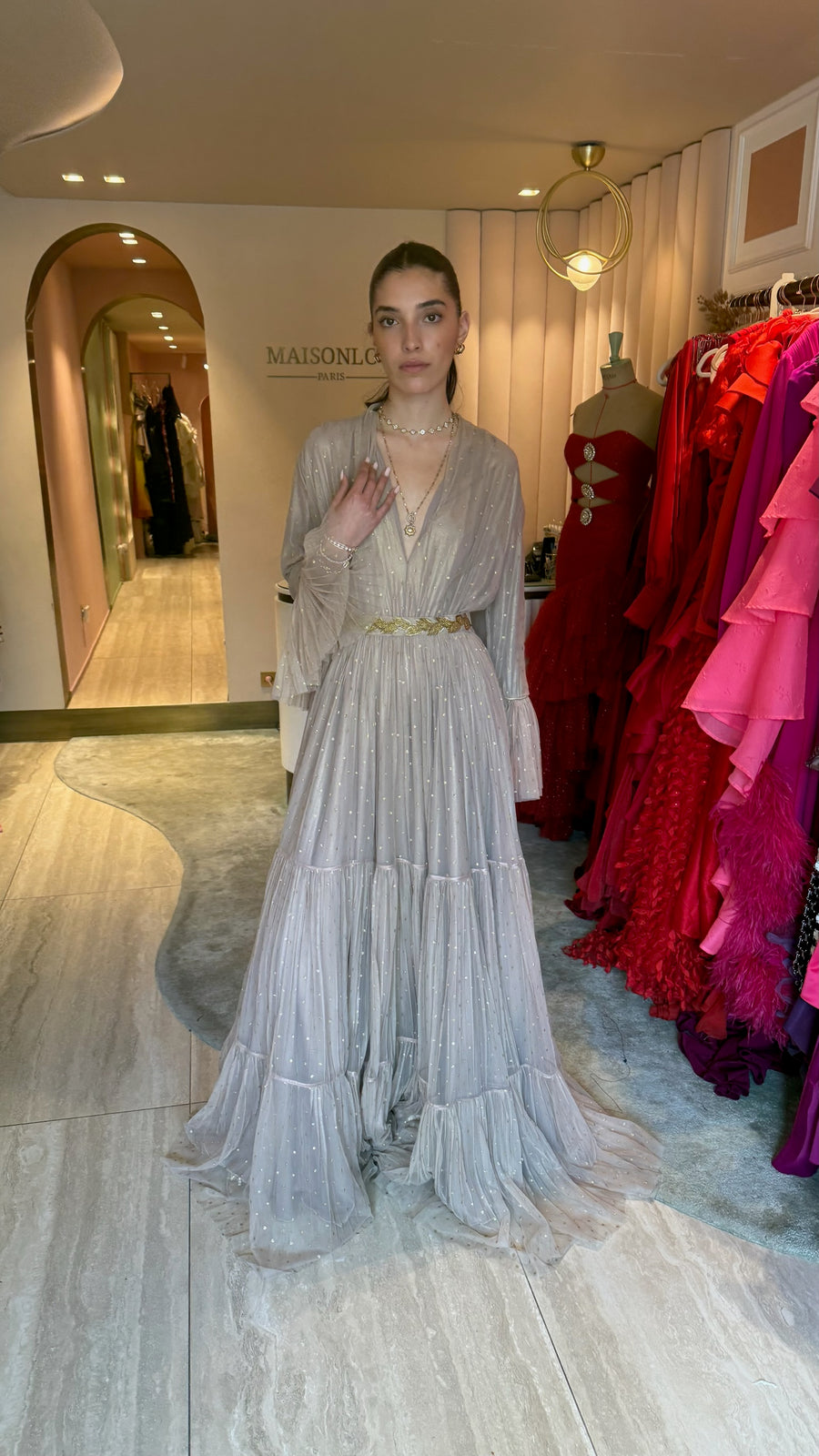 Vente Robe étoile champagne