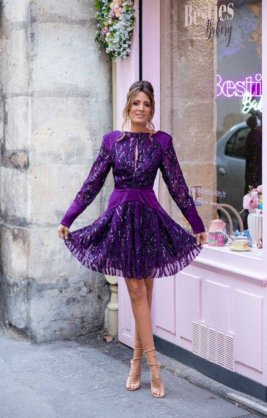 Robe Besties violette - Maison Lou