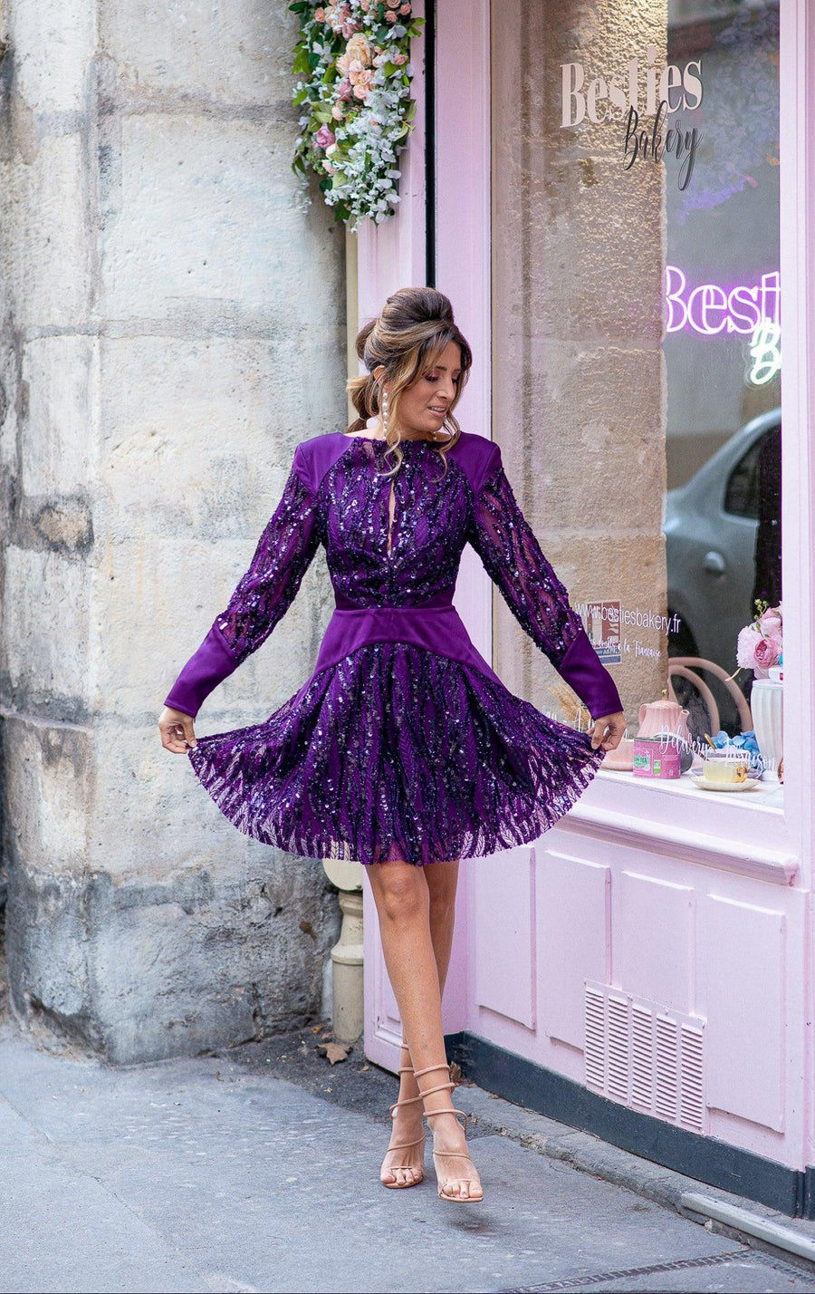 Robe Besties violette - Maison Lou