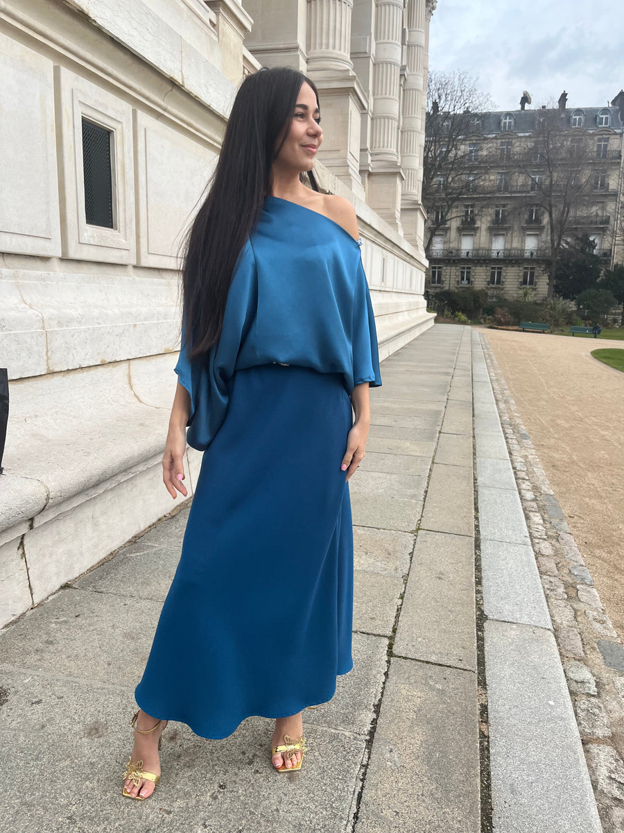 Robe Esma bleue - Maison Lou