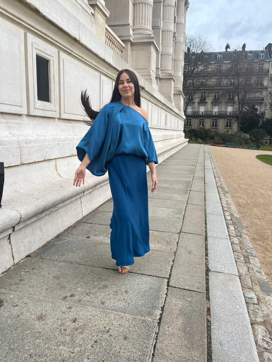 Robe Esma bleue - Maison Lou