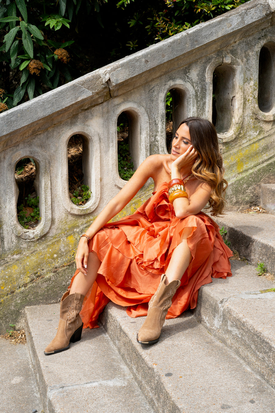 Robe Aje Terracotta