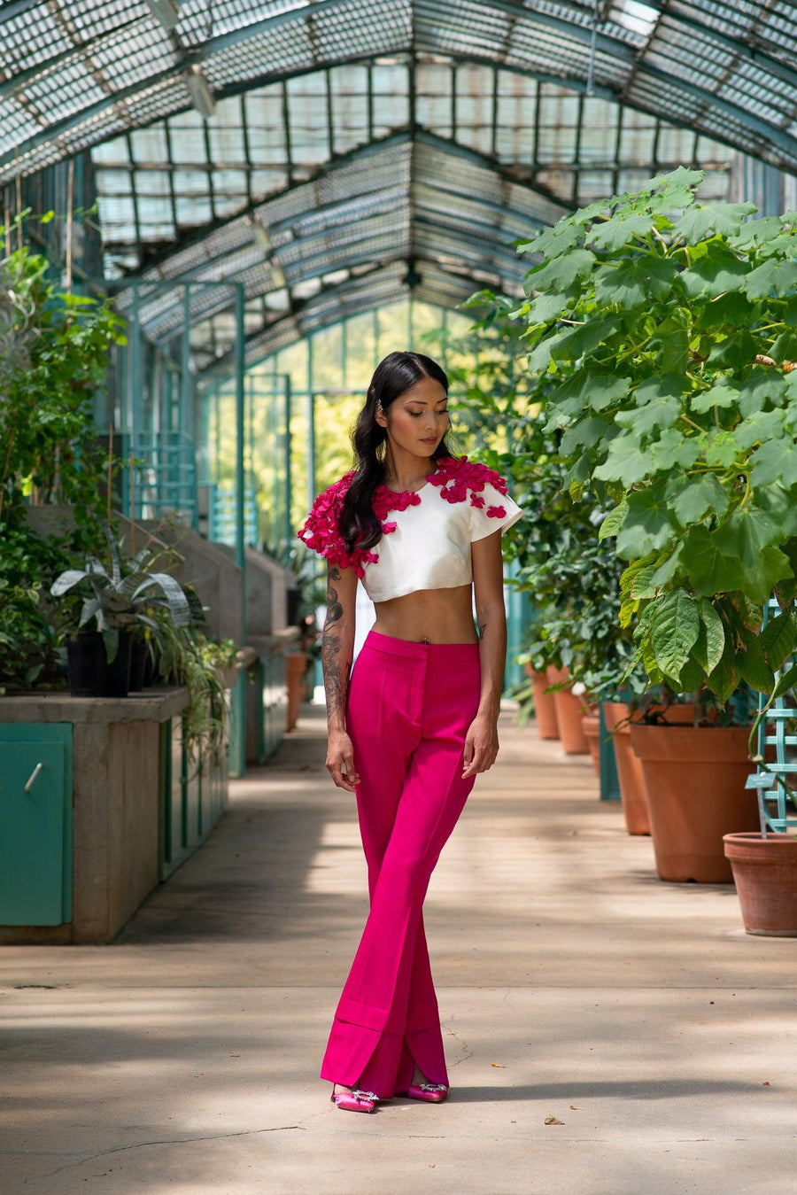 Pantalon Stella Mc Cartney fuchsia - Maison Lou