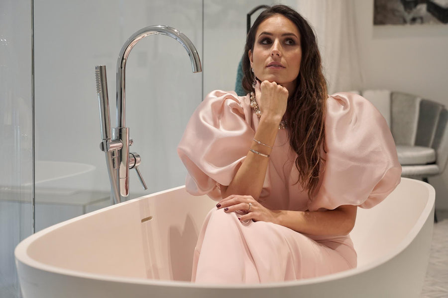 Robe Peachy rose pale - Maison Lou
