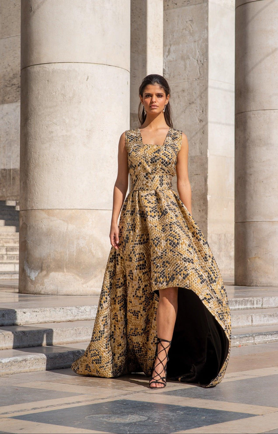 Robe Abu Dhabi dorée - Maison Lou