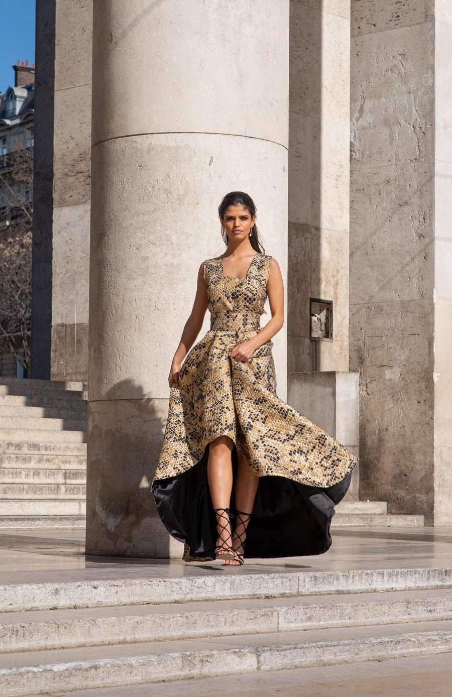 Robe Abu Dhabi  dorée - Maison Lou