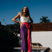 Jupe Olivia violette - Maison Lou