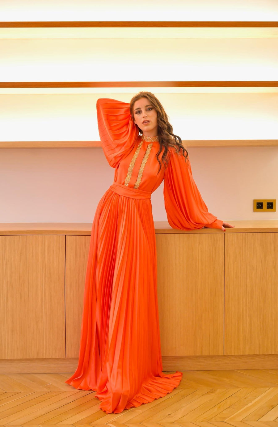 Robe Pereira orange - Maison Lou